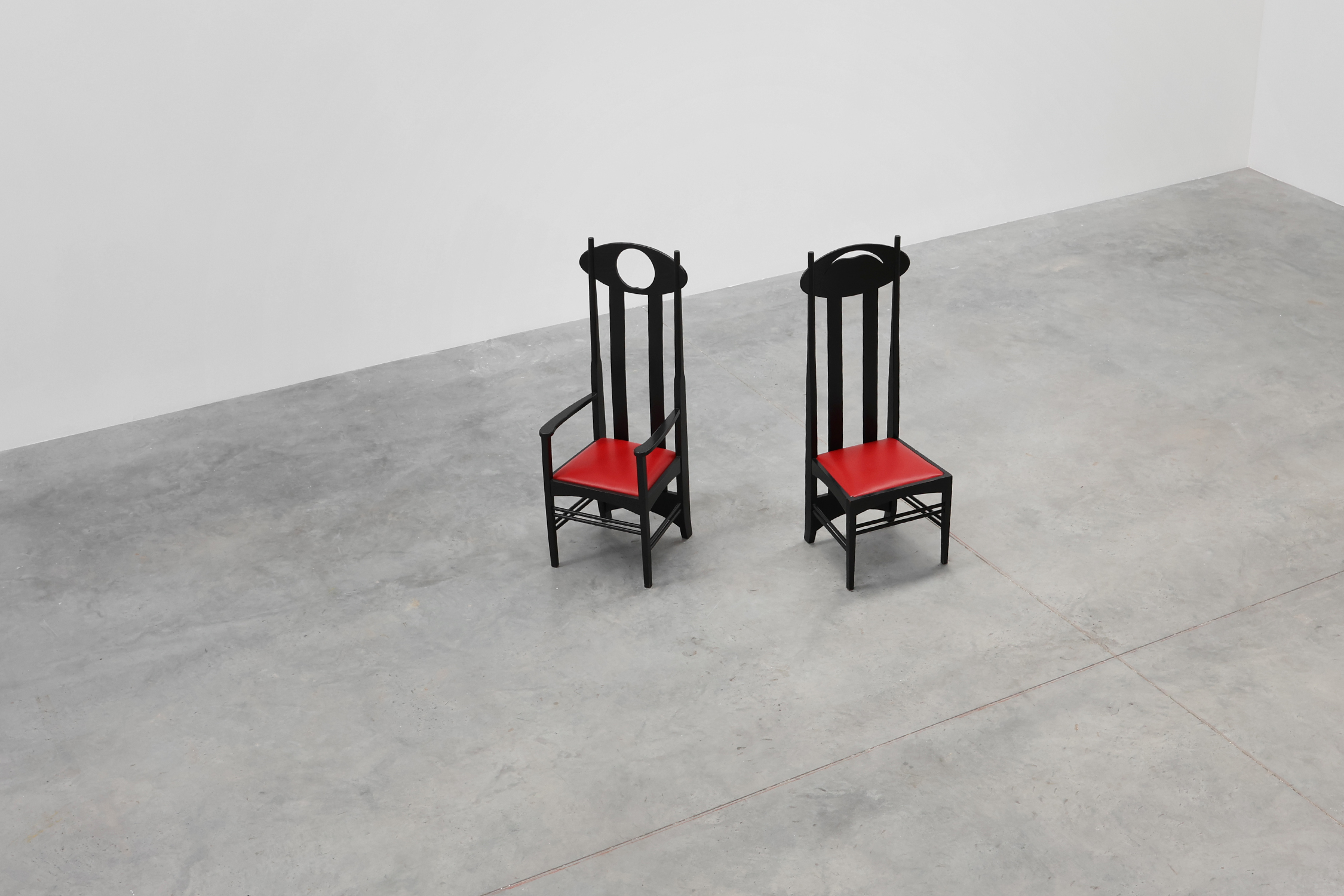 Pair of Argyle Chairs by Charles Rennie Mackintosh for Atelier International, Italy 1970sthumbnail